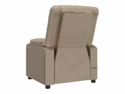 Sillón Relax|Sillón de relax | Sillón reclinable de cuero sintético color capuchino SHL7828