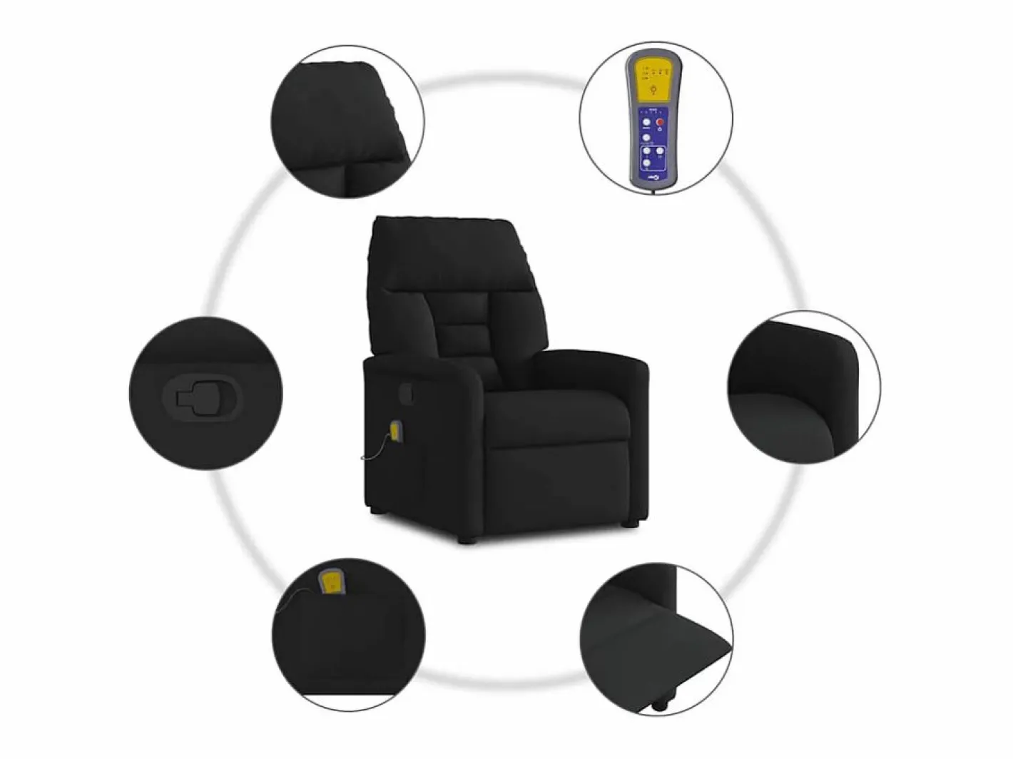 Sillón De Masaje|Sillón de relax | Sillón reclinable de masaje de tela SHL8372