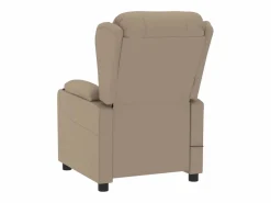 Sillón Relax|Sillón de relax | Sillón reclinable eléctrico de cuero sintético color capuchino SHL8906