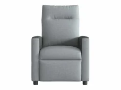 Sillón de relax | Sillón reclinable de masaje eléctrico tela claro SHL3741^ Best