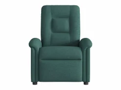 Sillón de relax | Sillón reclinable de masaje eléctrico tela verde oscuro SHL8429^ Best