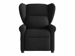 Sillón de relax | Sillón reclinable de masaje eléctrico tela SHL6820 Negro Best