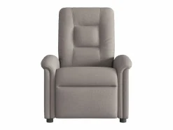 Sillón De Masaje|Sillón de relax | Sillón reclinable de masaje eléctrico tela gris taupe SHL5811