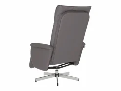 Sillón Relax|Sillón de relax | Sillón reclinable con reposapiés cuero sintético SHL5321