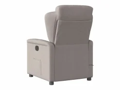 Sillón De Masaje|Sillón de relax | Sillón reclinable de masaje eléctrico tela gris taupe SHL3535