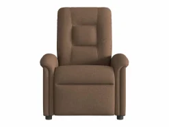Sillón de relax | Sillón reclinable con masaje de tela marrón SHL7188^ Outlet