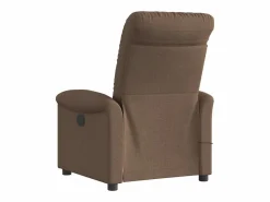 Sillón de relax | Sillón reclinable con masaje de tela marrón SHL7188^ Outlet
