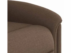 Sillón de relax | Sillón reclinable con masaje de tela marrón SHL7188^ Outlet