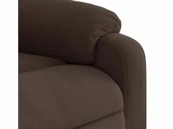 Sillón De Masaje|Sillón de relax | Sillón reclinable de masaje tela de microfibra marrón SHL6901