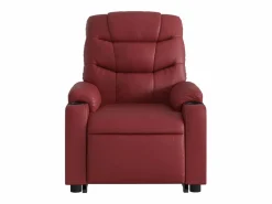 Sillón De Masaje|Sillón de relax | Sillón reclinable de masaje de pie cuero artificial tinto SHL4155