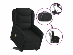 Sillón de relax | Sillón reclinable de masaje elevable tela SHL4898^ Best