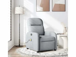Sillón De Masaje|Sillón de relax | Sillón reclinable de masaje de tela claro SHL2629