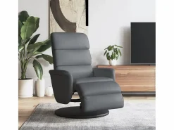 Sillón Relax|Sillón de relax | Sillón reclinable con reposapiés cuero sintético SHL2573