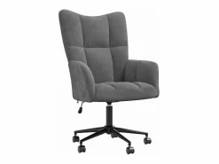 vidaxl Silla De Escritorio|Sillón de relax de terciopelo oscuro