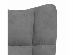 vidaxl Silla De Escritorio|Sillón de relax de terciopelo oscuro