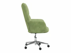vidaxl Sillón de relax de terciopelo claro Verde Hot