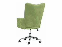 vidaxl Sillón de relax de terciopelo claro Verde Hot