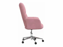 vidaxl Sillón de relax de terciopelo Rosa Hot