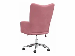 vidaxl Sillón de relax de terciopelo Rosa Hot