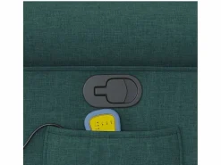 Sillón de salón | Silla | Sillón de masaje reclinable de tela verde oscuro SHL5405^ New