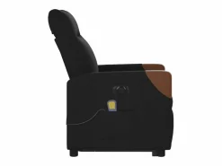 Sillón de salón | Silla | Sillón de masaje eléctrico reclinable elevable tela SHL7552 Negro