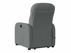 Sillón de salón | Silla | Sillón de masaje eléctrico reclinable elevable tela gris oscuro SHL8828 Gris antracita Hot
