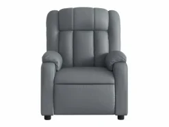 Sillón de salón | Silla | Sillón de masaje reclinable eléctrico cuero sintético SHL7935 Gris New