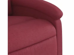 Sillón De Masaje|Sillón de salón | Silla | Sillón de masaje reclinable de tela color vino tinto SHL7235
