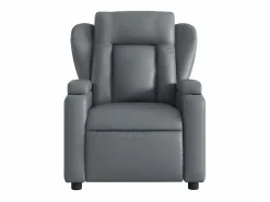 Sillón de salón | Silla | Sillón de masaje reclinable cuero sintético SHL7277 Gris New