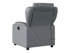 Sillón de salón | Silla | Sillón de masaje reclinable cuero sintético SHL7277 Gris New