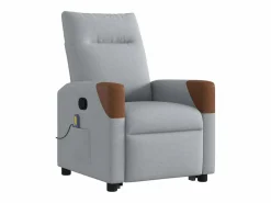 Sillón De Masaje|Sillón de salón | Silla | Sillón de masaje reclinable de pie de tela claro SHL7393
