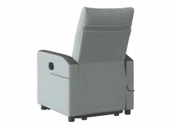 Sillón de salón | Silla | Sillón de masaje eléctrico reclinable elevable tela claro SHL5202^ New