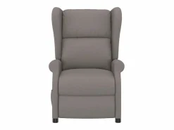 Sillón de salón | Silla | Sillón orejero reclinable eléctrico tela taupe SHL5102 Topo Discount
