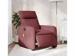 Sillón De Masaje|Sillón de salón | Silla | Sillón de masaje reclinable eléctrico tela tinto SHL4184
