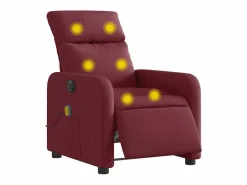 Sillón De Masaje|Sillón de salón | Silla | Sillón de masaje reclinable eléctrico tela tinto SHL4184
