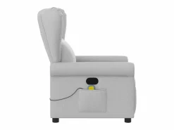 Sillón de salón | Silla | Sillón de masaje reclinable de tela nube SHL4994 Gris New