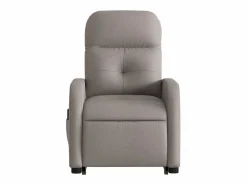 Sillón de salón | Silla | Sillón de masaje eléctrico reclinable elevable tela taupé SHL5914^ Best