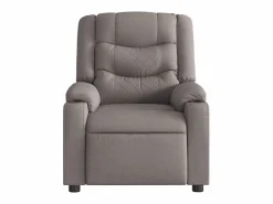 Sillón de salón | Silla | Sillón de masaje reclinable de tela gris taupé SHL7972 Topo Discount