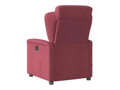 Sillón De Masaje|Sillón de salón | Silla | Sillón de masaje reclinable de tela color vino tinto SHL9983