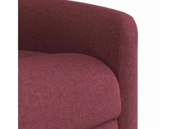 Sillón De Masaje|Sillón de salón | Silla | Sillón de masaje reclinable de tela color vino tinto SHL9983