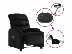 Sillón De Masaje|Sillón de salón | Silla | Sillón de masaje reclinable eléctrico cuero sintético SHL4849