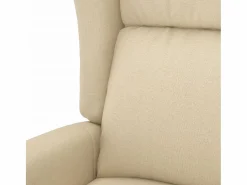 Sillón Relax|Sillón de salón | Silla | Sillón orejero reclinable eléctrico tela blanco SHL7818