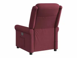 Sillón de salón | Silla | Sillón de masaje reclinable eléctrico tela tinto SHL7837 Rojo Online
