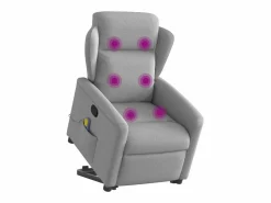 Sillón de salón | Silla | Sillón de masaje reclinable de pie de tela nube SHL7347^ Sale