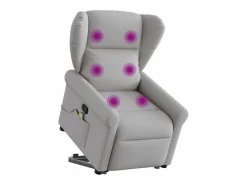Sillón de salón | Silla | Sillón de masaje reclinable de pie de tela nube SHL6599^ Discount