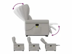 Sillón de salón | Silla | Sillón de masaje reclinable de pie de tela nube SHL6599^ Discount