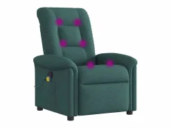 Sillón de salón | Silla | Sillón de masaje reclinable de tela verde oscuro SHL2651 Verde pino Hot