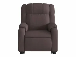 Sillón de salón | Silla | Sillón masaje eléctrico reclinable elevable tela marrón oscuro SHL5431^ Outlet