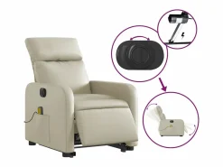 Sillón De Masaje|Sillón de salón | Silla | Sillón de masaje elevable eléctrico cuero sintético SHL7771