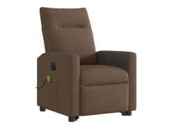 Sillón de salón | Silla | Sillón de masaje eléctrico reclinable elevable tela marrón SHL4706 Marru00f3n
